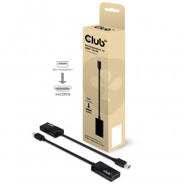 CLUB3D Mini DisplayPort1.1 to HDMI1.4 VR Ready Passive Adapter