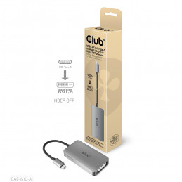 CLUB3D CAC-1510-A videokaapeli-adapteri USB Type-C DVI