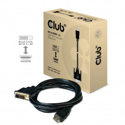 CLUB3D DVI to HDMI 1.4 Cable M M 2m  6.56ft Bidirectional