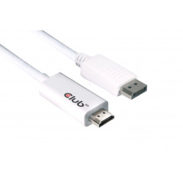 CLUB3D DisplayPort™ 1.2 to HDMI™ 2.0 Active Cable 4K60Hz 3Meter M M
