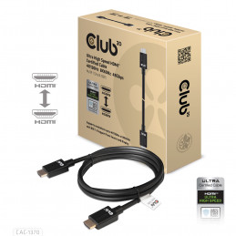 CLUB3D CAC-1370 HDMI-kaapeli 1,5 m HDMI-tyyppi A (vakio) Musta