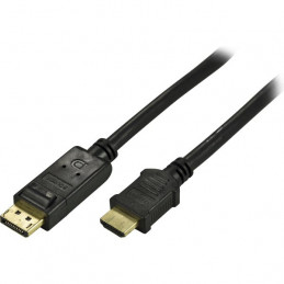 Deltaco DP-3030-K videokaapeli-adapteri 3 m DisplayPort HDMI Musta