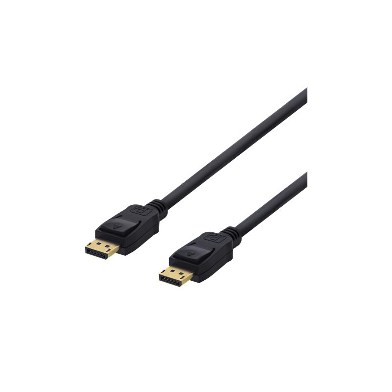 Deltaco DP-4100 DisplayPort-kaapeli 10 m Musta