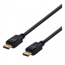 Deltaco DP-4150 DisplayPort-kaapeli 15 m Musta