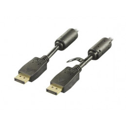 Deltaco DP-1050 DisplayPort-kaapeli 5 m Musta