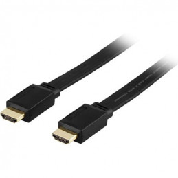 Deltaco HDMI-1050F HDMI-kaapeli 5 m HDMI-tyyppi A (vakio) Musta