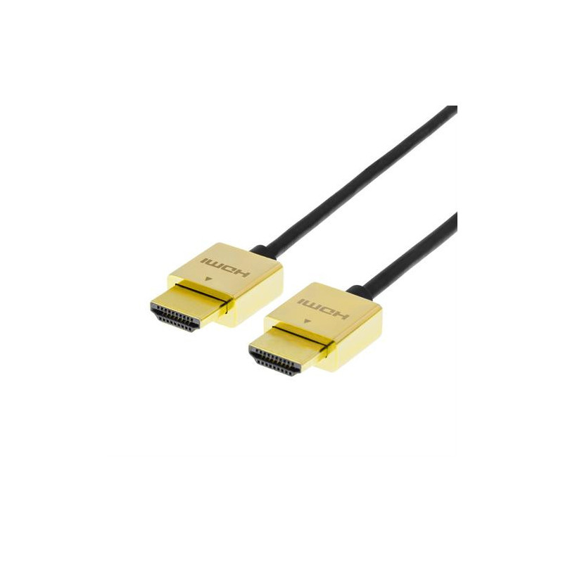 Deltaco HDMI-1042-K HDMI-kaapeli 2 m HDMI-tyyppi A (vakio) Musta