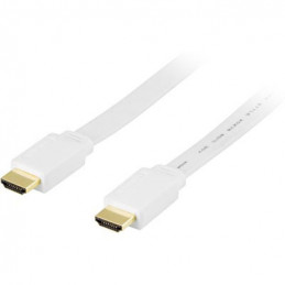 Deltaco HDMI-1030H HDMI-kaapeli 3 m HDMI-tyyppi A (vakio) Valkoinen