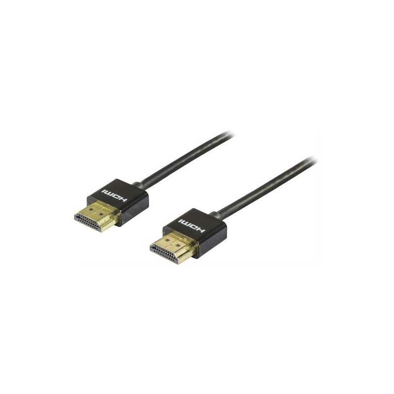 Deltaco HDMI-1093 HDMI-kaapeli 3 m HDMI-tyyppi A (vakio) Musta