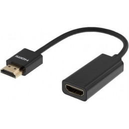 Deltaco HDMI-1088 HDMI-kaapeli 0,1 m HDMI-tyyppi A (vakio) Musta