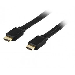 Deltaco HDMI-1015F HDMI-kaapeli 1,5 m HDMI-tyyppi A (vakio) Musta