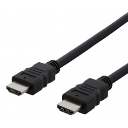 Deltaco HDMI-910 HDMI-kaapeli 1 m HDMI-tyyppi A (vakio) Musta