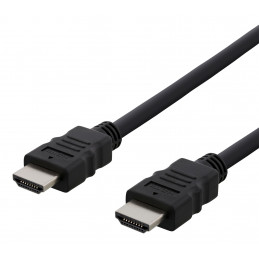 Deltaco HDMI-920 HDMI-kaapeli 2 m HDMI-tyyppi A (vakio) Musta