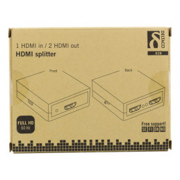 Deltaco HDMI-7050 videohaaroitin 2x HDMI