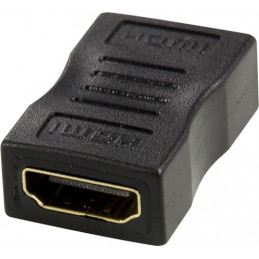 Deltaco HDMI-12-K cable gender changer 19-pin HDMI Type A Musta