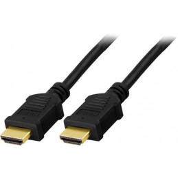 Deltaco HDMI-1005-K HDMI-kaapeli 0,5 m HDMI-tyyppi A (vakio) Musta