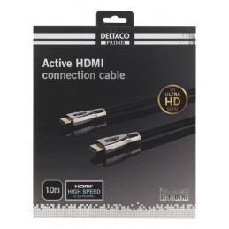 Deltaco Prime HDMI-kaapeli 10 m HDMI-tyyppi A (vakio) Musta