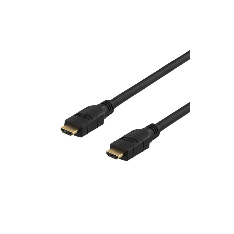 Deltaco Prime HDMI-kaapeli 20 m HDMI-tyyppi A (vakio) Musta