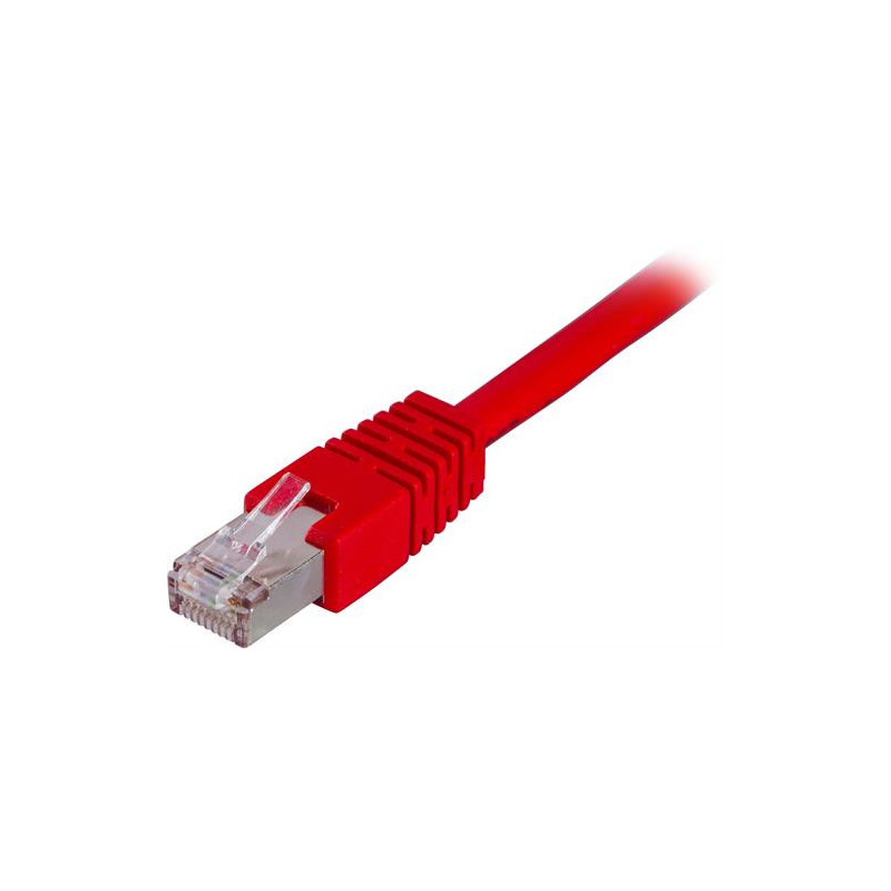 Deltaco STP-603R verkkokaapeli Punainen 0,3 m Cat6 F UTP (FTP)