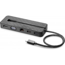 HP USB-C Mini Langallinen USB 3.2 Gen 1 (3.1 Gen 1) Type-C Musta
