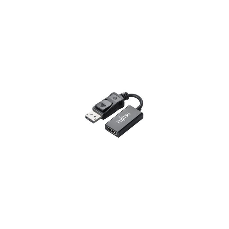 Fujitsu S26391-F6055-L212 videokaapeli-adapteri 0,15 m DisplayPort 1.2 HDMI 2.0 Musta