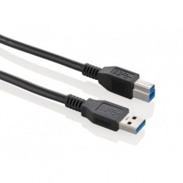 Fujitsu USB-B - USB A USB-kaapeli 2 m USB 3.2 Gen 1 (3.1 Gen 1) USB B Musta