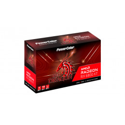 PowerColor Red Dragon AXRX 6800XT 16GBD6-3DHR OC näytönohjain AMD Radeon RX 6800 XT 16 GB GDDR6