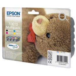 Epson Teddybear Monipakkaus, 4 väriä T0615 DURABrite Ultra -muste