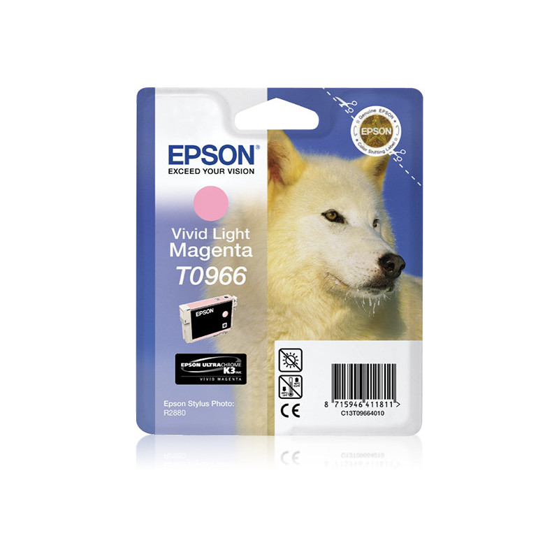 Epson Husky Yksittäispakkaus, kirkas ja vaalea magenta T0966