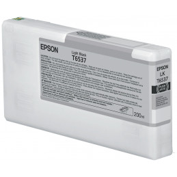 Epson T6537 vaalea musta mustepatruuna (200 ml)