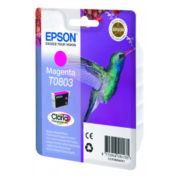 Epson Hummingbird Yksittäispakkaus, magenta T0803 Claria Photographic -muste