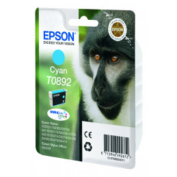 Epson Monkey Yksittäispakkaus, syaani T0892 DURABrite Ultra -muste