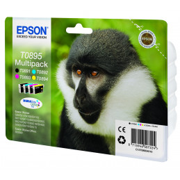 Epson Monkey Monipakkaus, 4 väriä T0895 DURABrite Ultra -muste