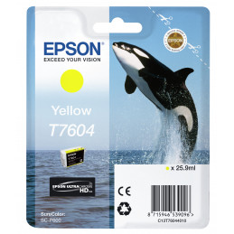 Epson T7604 keltainen