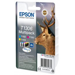 Epson Stag Monipakkaus, 3 väriä T1306 DURABrite Ultra -muste