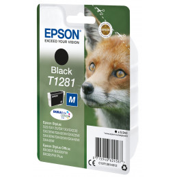 Epson Fox Yksittäispakkaus, musta T1281 DURABrite Ultra -muste