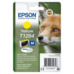 Epson Fox Yksittäispakkaus, keltainen T1284 DURABrite Ultra -muste