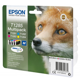 Epson Fox Monipakkaus, 4 väriä T1285 DURABrite Ultra -muste