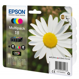 Epson Daisy Monipakkaus, 4 väriä 18 Claria Home -muste