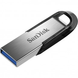 SanDisk ULTRA FLAIR USB-muisti 64 GB USB A-tyyppi 3.0 Musta, Hopea