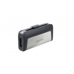 SanDisk Ultra Dual Drive USB Type-C USB-muisti 64 GB USB Type-A   USB Type-C 3.2 Gen 1 (3.1 Gen 1) Musta, Hopea