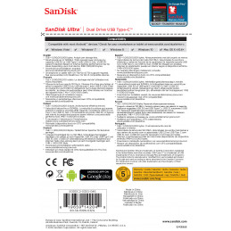 SanDisk Ultra Dual Drive USB Type-C USB-muisti 32 GB USB Type-A   USB Type-C 3.2 Gen 1 (3.1 Gen 1) Musta, Hopea