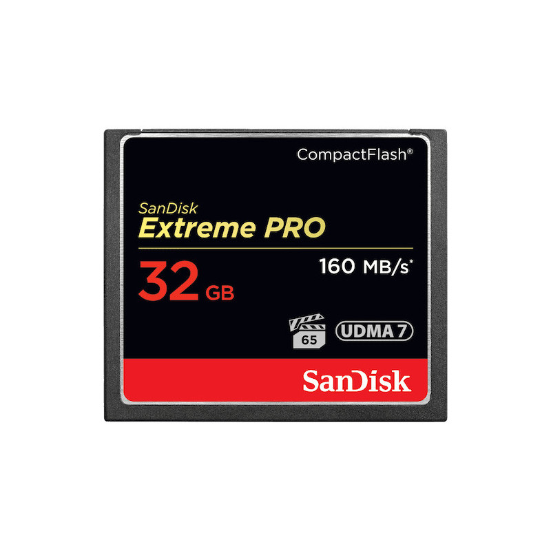 SanDisk 32GB Extreme Pro CF 160MB s flash-muisti CompactFlash