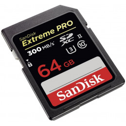 SanDisk Extreme PRO, 64 GB flash-muisti SDXC UHS-II Luokka 10