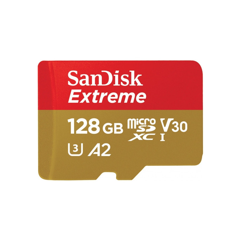 SanDisk 128GB Extreme microSDXC flash-muisti Luokka 10