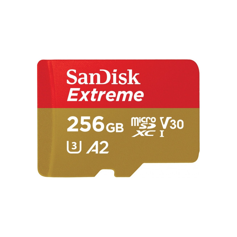 SanDisk 256GB Extreme microSDXC flash-muisti Luokka 10