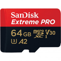SanDisk 64GB Extreme Pro microSDXC flash-muisti Luokka 10