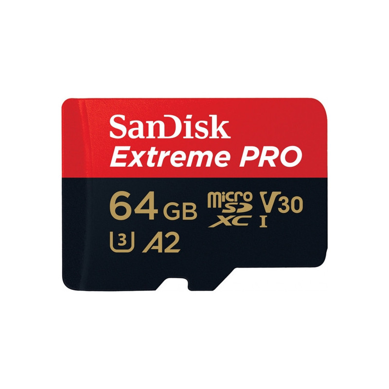 SanDisk 64GB Extreme Pro microSDXC flash-muisti Luokka 10