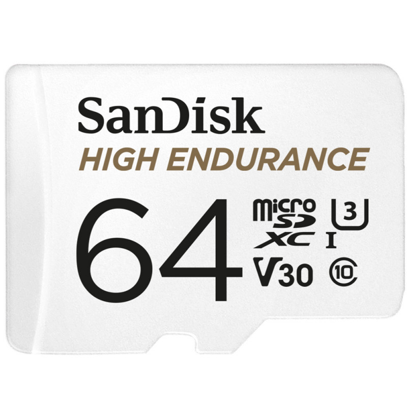 SanDisk High Endurance flash-muisti 64 GB MicroSDXC UHS-I Luokka 10