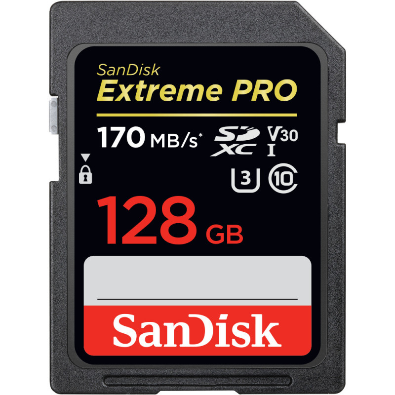 SanDisk Exrteme PRO 128 GB flash-muisti SDXC UHS-I Luokka 10